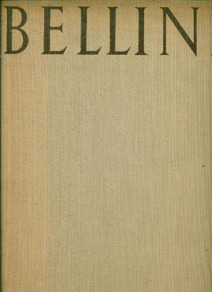 Giovanni Bellini - Philip Hendy - copertina