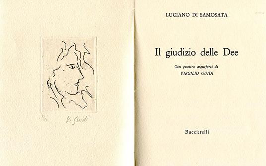 Il giudizio delle Dee - Luciano di Samosata - copertina