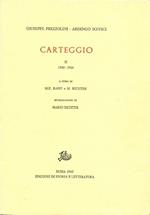 Carteggio II: 1920-1964