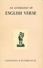 An anthology of english verse