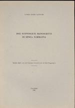 Due sconosciuti manoscritti di epoca normanna