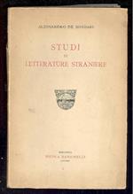 Studi di letterature straniere