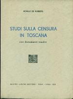 Studi sulla censura in Toscana
