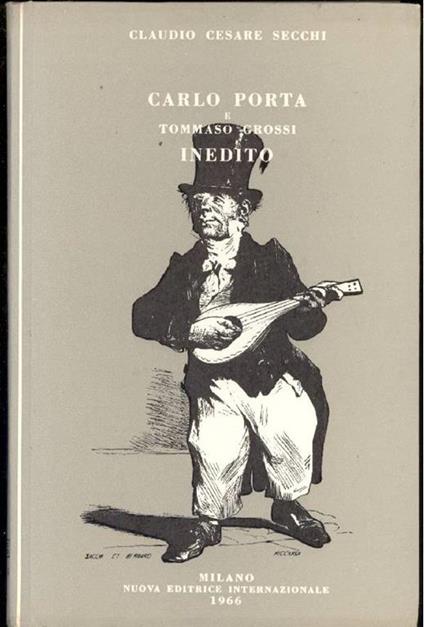 Carlo Porta e Tommaso Grossi Inedito - Porta - copertina