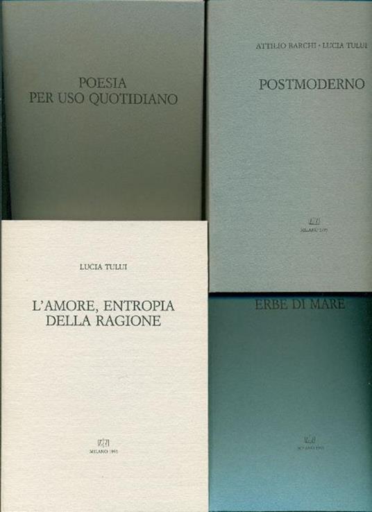 Poesia per uso quotidiano - Lucia Tului - copertina