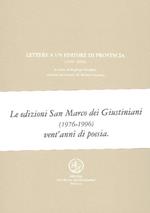 Lettere a un editore di provincia (1976-1996)