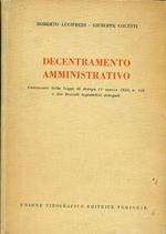 Decentramento amministrativo