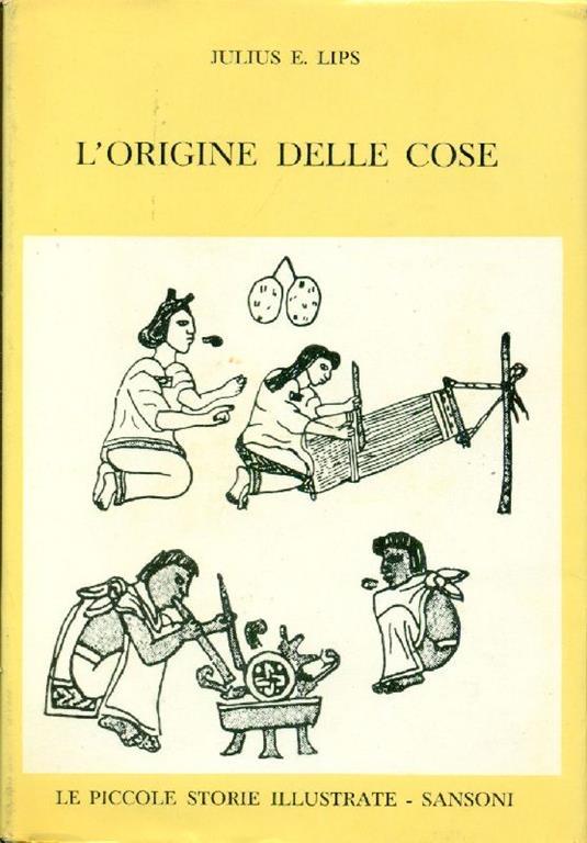 L' origine delle cose - Julius E. Lips - copertina