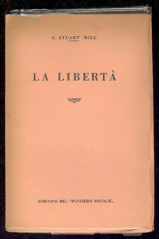 La libertà - John Stuart Mill - copertina