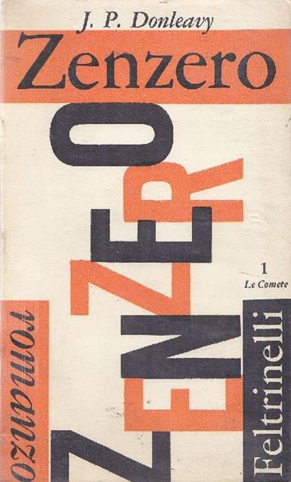 Zenzero - James P. Donleavy - copertina