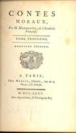 Contes Moraux. Tome troisieme
