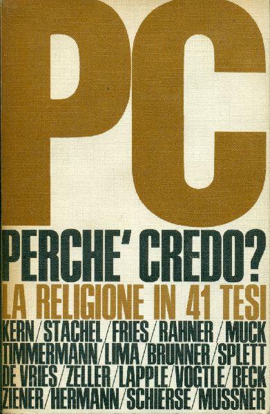 Perché credo? - Walter Kern - copertina