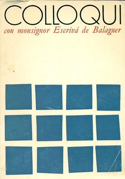 Colloqui con monsignor Escrivà de Balaguer - copertina