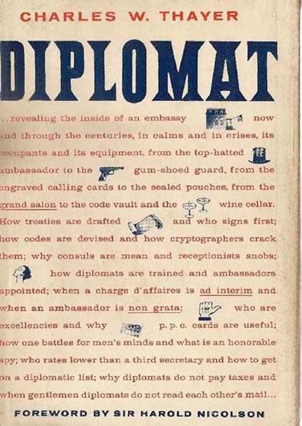 Diplomat - Charles W. Thayer - copertina