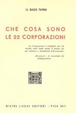 Che cosa sono le 22 corporazioni