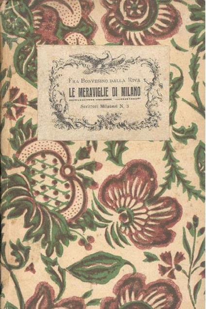 Le meraviglie di Milano - Bonvesin dalla Riva - copertina