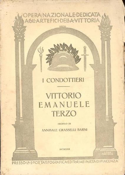Vittorio Emanuele terzo - Annibale Grasselli Barni - copertina