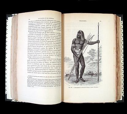 Hommes fossiles et hommes sauvages. Etudes d'anthropologie - Jean-Louis Quatrefages de Breau - copertina