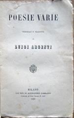 Poesie varie originali e tradotte