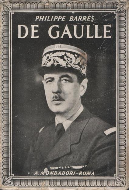 De Gaulle - Philippe Barrès - copertina