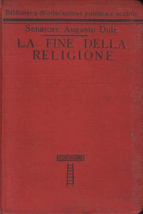 La fine della Religione - Augusto Dide - copertina