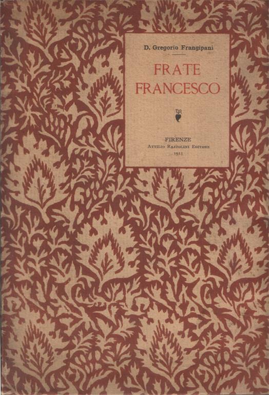 Frate Francesco - Gregorio D. Frangipani - copertina