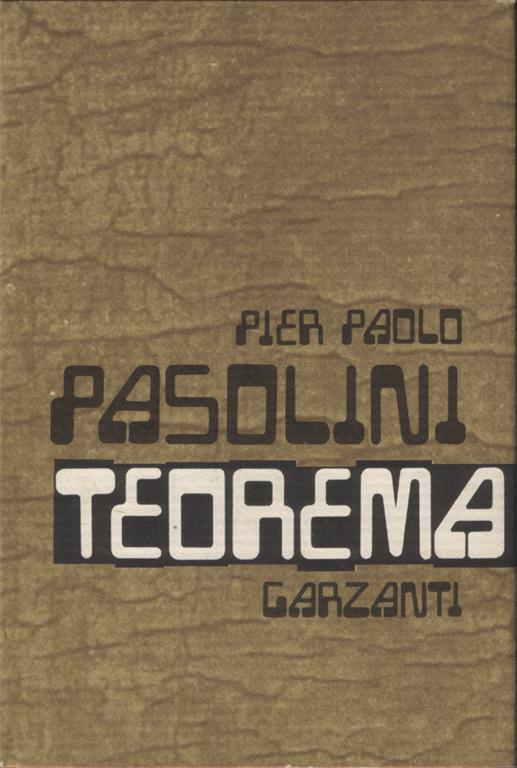 Teorema - Pier Paolo Pasolini - copertina