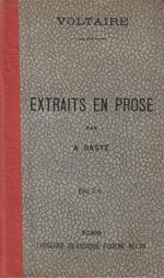 Extraits en prose. Philosophie, histoire, littèrature, mèlanges, correspondance par Armand Gastè