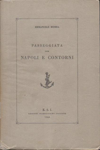Passeggiata per Napoli e contorni. Ristampa identica all'originale, con 16 tavole da C. J. Lindström - Emmanuele Bidera - copertina