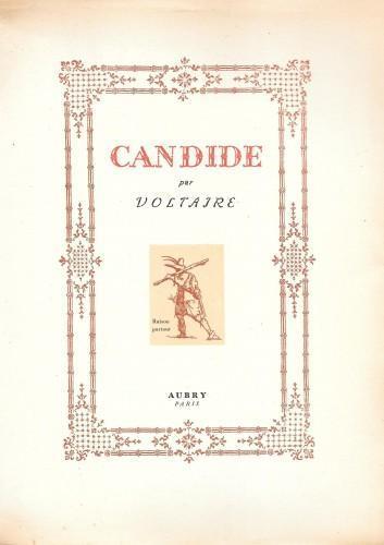 Candide - Voltaire - copertina