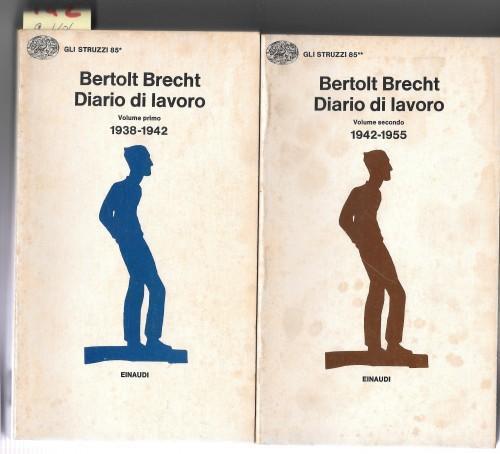 Diario di lavoro - Bertolt Brecht - copertina