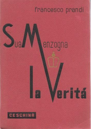 Sua Menzogna la Verità - Francesco Prandi - copertina