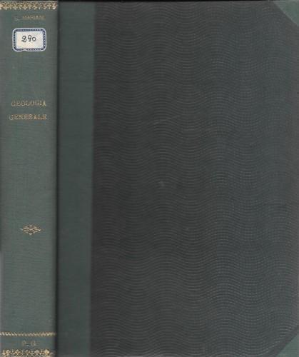 Lezioni di Geologia generale ed applicata all'Ingegneria tenute presso il R. Istituto Tecnico Superiore di Milano - Ernesto Mariani - copertina