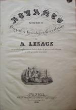 Atlante Storico, Geografico, Genealogico Cronologico di A. Lesage con notabili miglioramenti fattivi dietro le più recenti edizioni e nella presente accresciuti