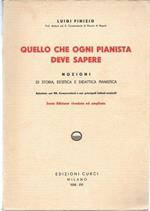 Quello che ogni pianista deve sapere - Nozioni di storia, estetica e didattica pianistica