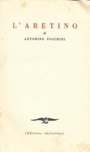 L' Aretino - Ragionamenti - Antonino Foschini - copertina