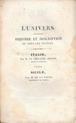 Italie - Sicilie - copertina