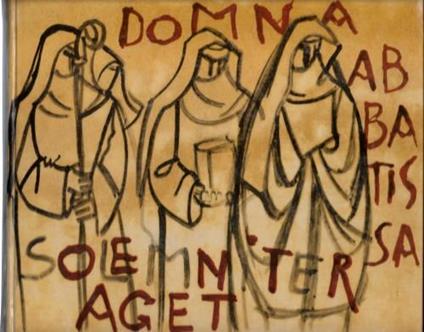 Les Moniales. L'Album De Mère Geneviève Gallois (1888 - 1962) - Chronique De Saint-Louis-Du-Temple Rédigée Par Carmen Bernos De Gasztold - Geneviéve Gallois - copertina