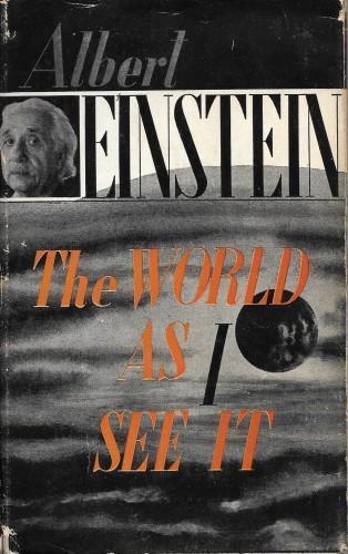 The World As I See It - Albert Einstein - copertina
