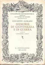 Memorie di Giovinezza e di guerra (1740 - 1763)