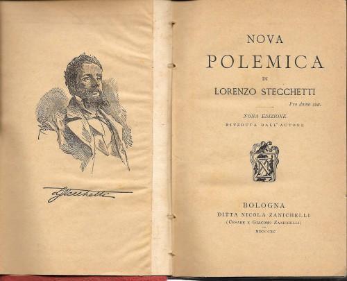 Nova polemica - Postuma, 2 opere in 1 vol - Lorenzo Stecchetti - copertina