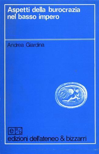 Aspetti della burocrazia nel Basso Impero - Andrea Giardina - copertina