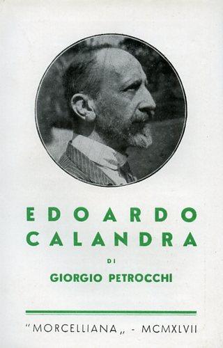 Edoardo Calandra - Giorgio Petrocchi - copertina