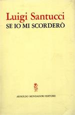 Se io mi scorderò. ( Poesie )