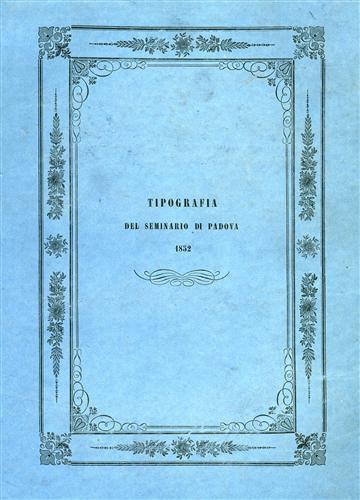 Memorie del R. Ist. Veneto di Scienze, Lettere ed Arti. Vol. IV. 1852. Dall'indice: Catullo,Tomaso An - copertina
