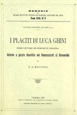 I placiti di Luca Ghini intorno a piante descritte nei Commentarii al Dioscoride di P. A. Mattioli