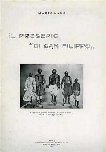 Il presepio "di San Filippo". Estratto dal Bollettino Municipale "Il Comune di Genova". Anno II n.23, 31/XII/1922 - Mario Labò - 3