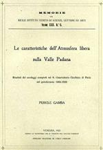 Le caratteristiche dell'Atmosfera libera sulla Valle Padana
