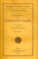 Storia della letteratura italiana. vol. II