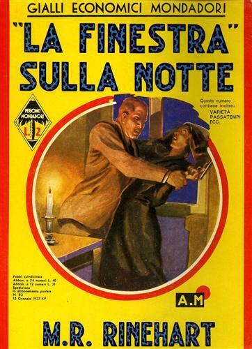 La finestra sulla notte - Mary Roberts Rinehart - copertina